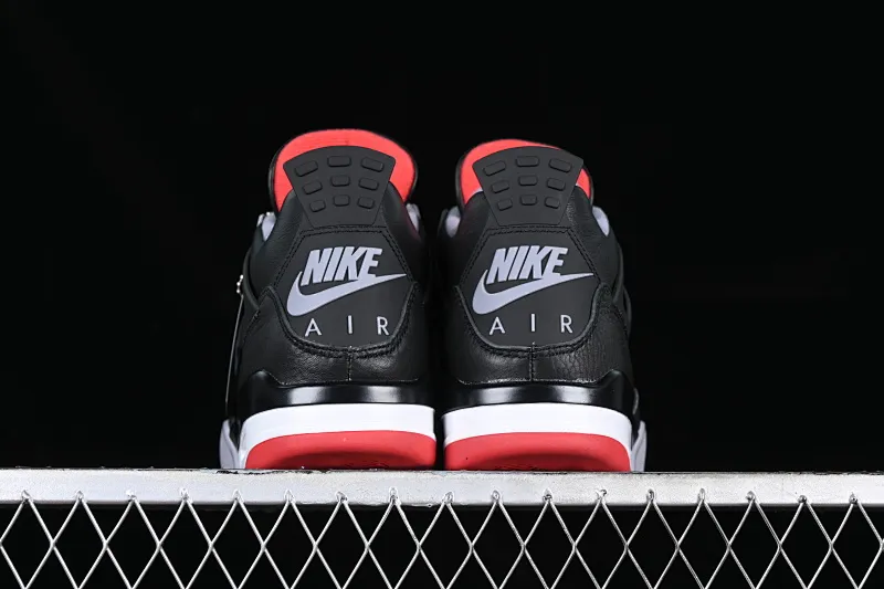 All categories Air Jordan Jordan series basketball shoes Air Jordan 4 foreign trade version Air Jordan 4 Retro "Bred Reimagined" AJ4 Joe 4 black red FV5029-006
